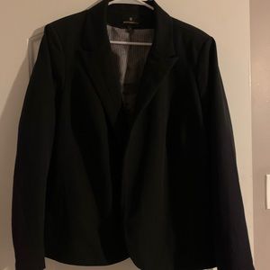 Black Plus Size Suit Jacket